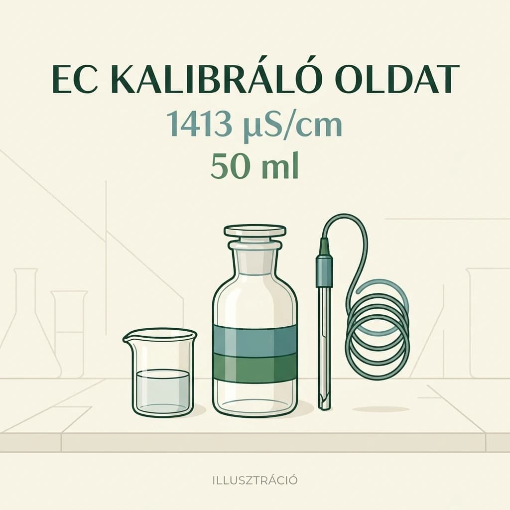 EC kalibráló oldat, 1413 µS/cm – 50 ml – illusztráció