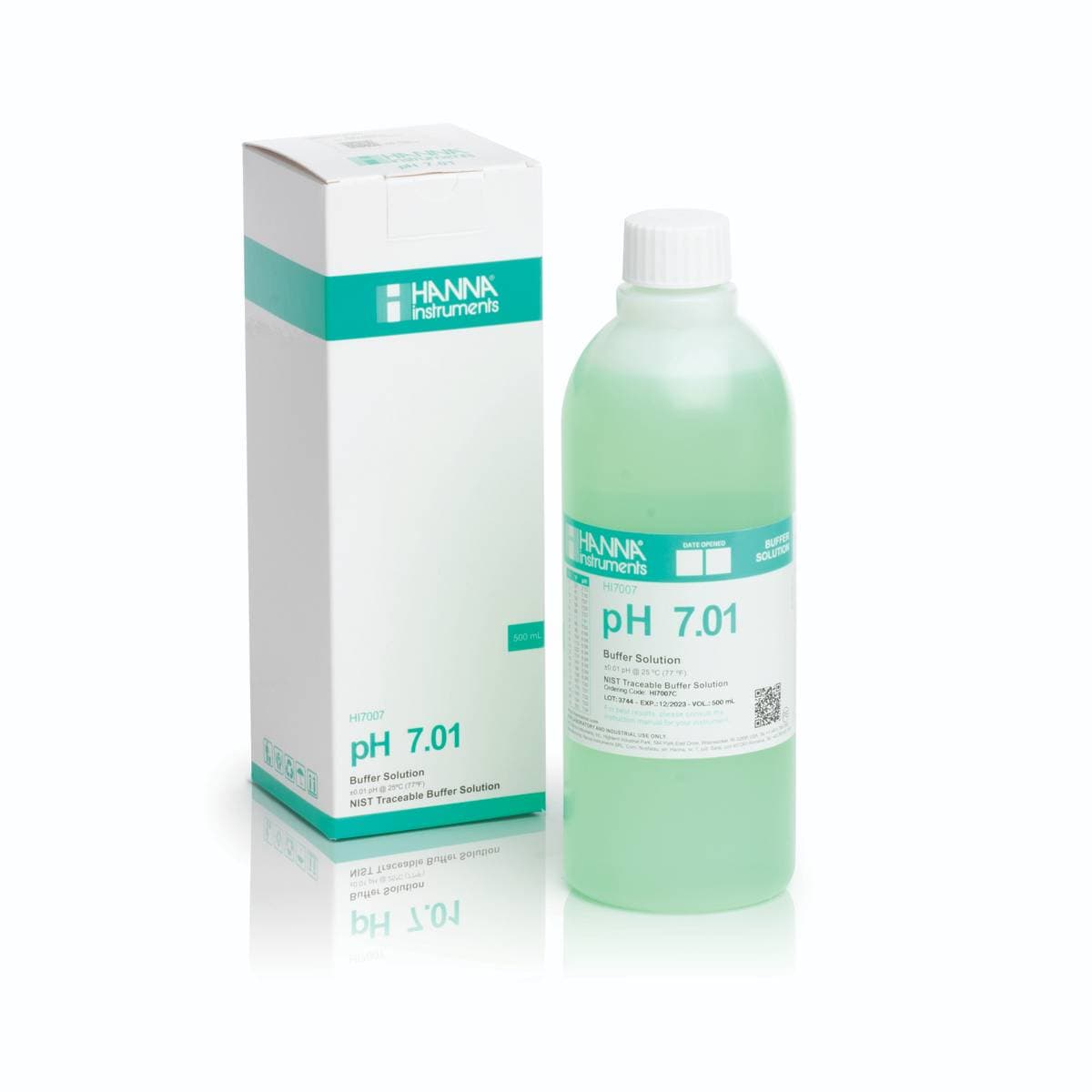 HANNA HI7007C pH 7,01 kalibrálóoldat, színezett, 500 ml