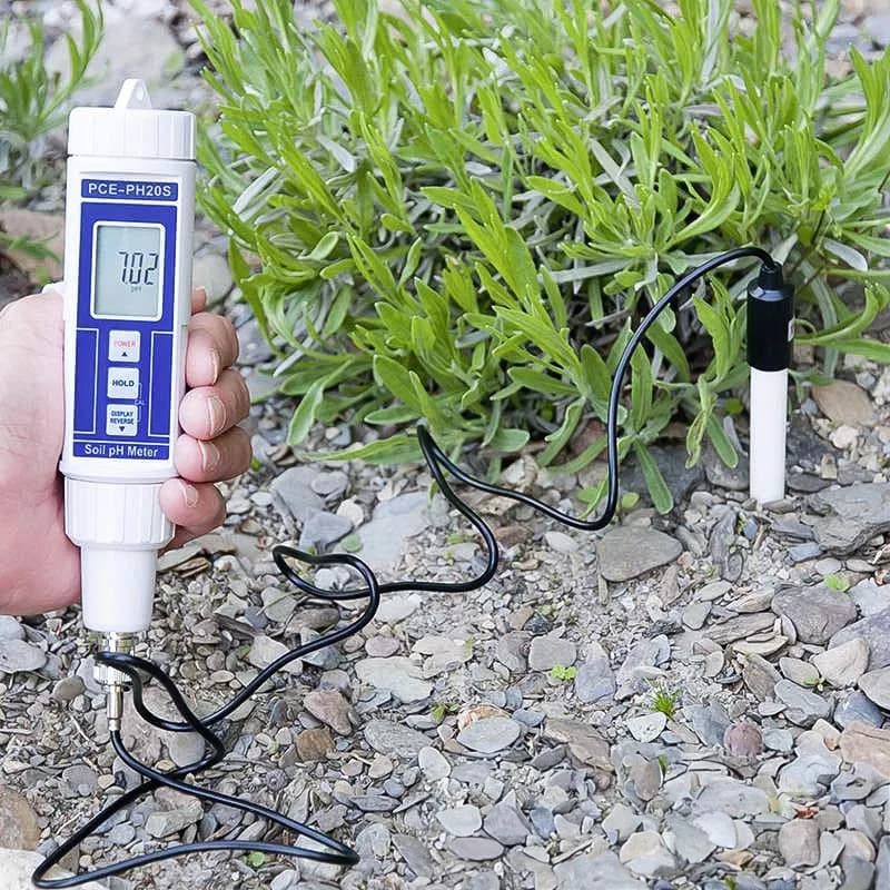 PCE-PH20S szúró elektródás pH mérő közvetlen talajvizsgálathoz