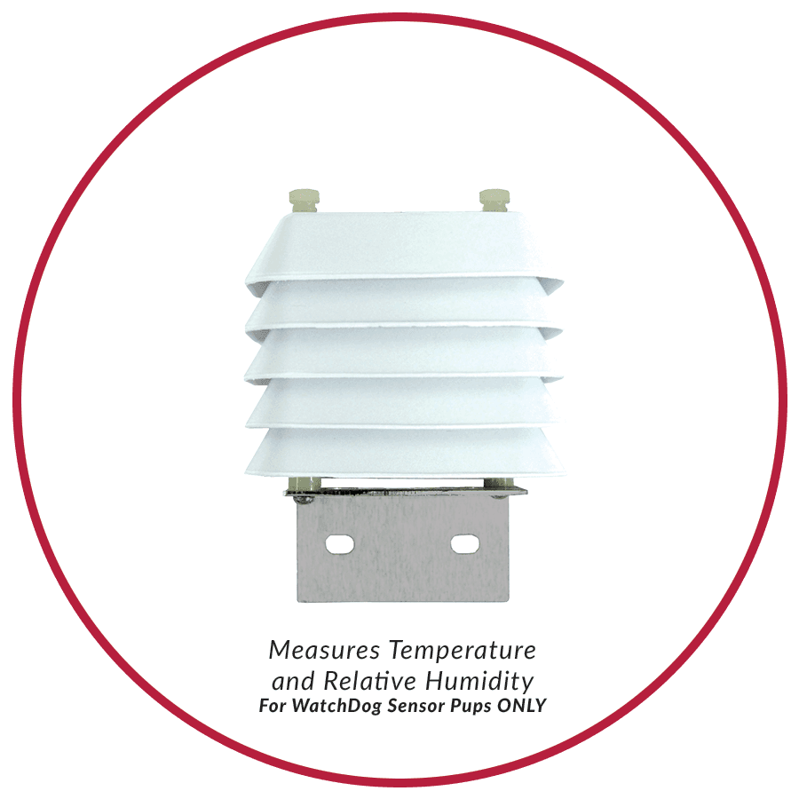 WatchDog Temp/RH Sensor with Radiation Shield - Sensor Pups ONLY (6' Cable) – 1. termékfotó