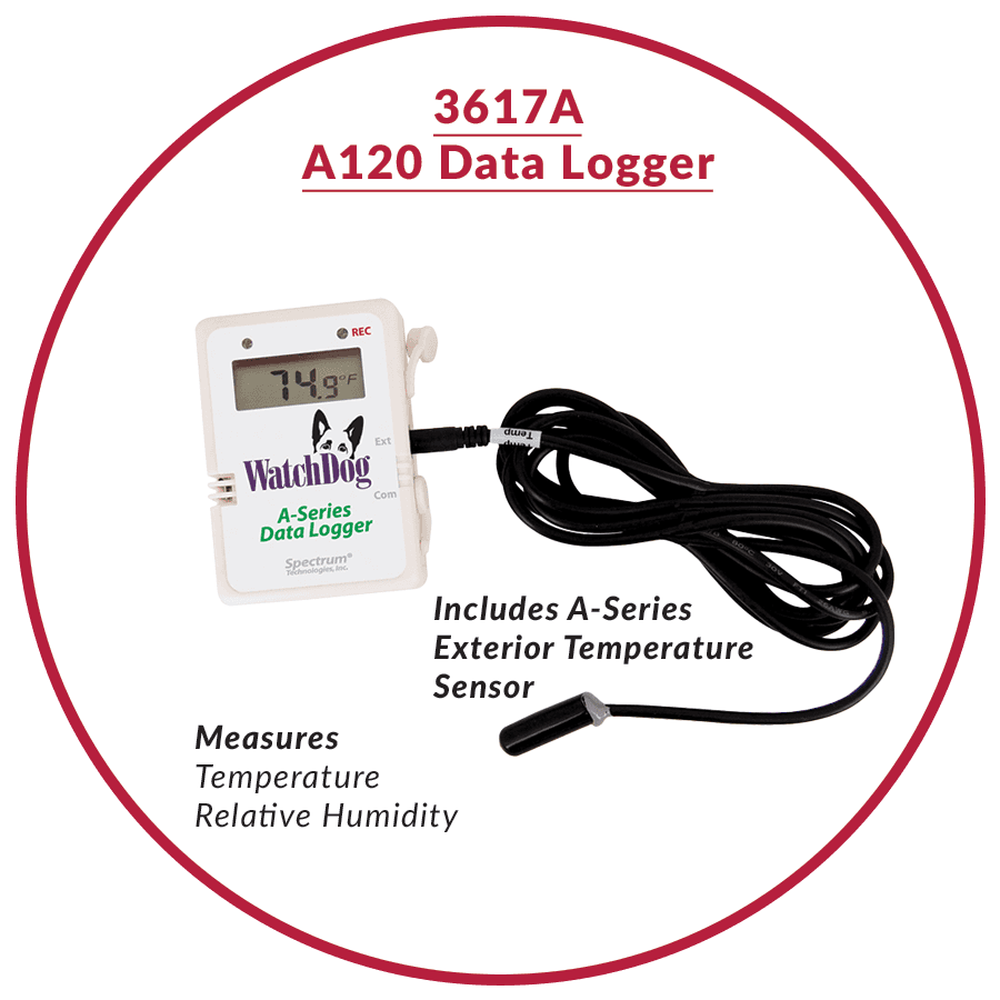 A Series - WatchDog A125 Temp/Exterior Temp Data Logger (No External Ports) – 1. termékfotó