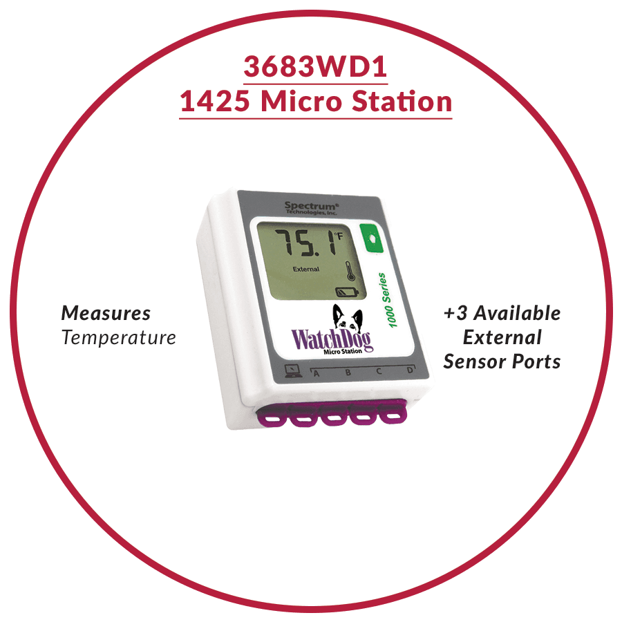 1000 Series - WatchDog 1425 Micro Temp Station (+ 3 External Ports) – 1. termékfotó