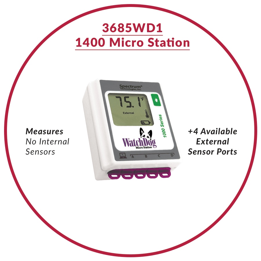 1000 Series - WatchDog 1400 Micro Sensor Station (4 External Ports) – 1. termékfotó