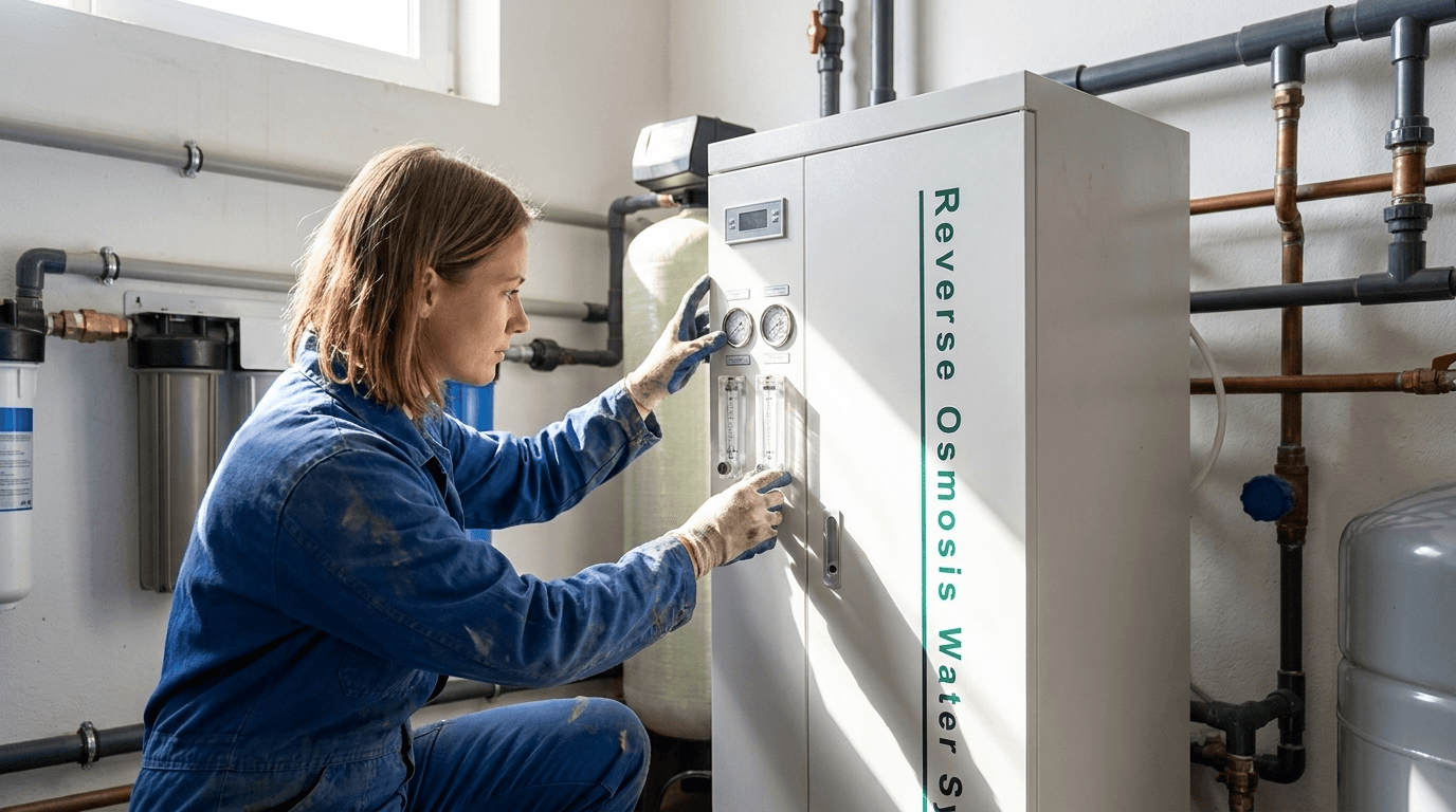 IPARI RO RENDSZER 3000 GPD – ipari sokszoros tisztavíz‑termelés, akár 50 m³/nap – használatban (1)