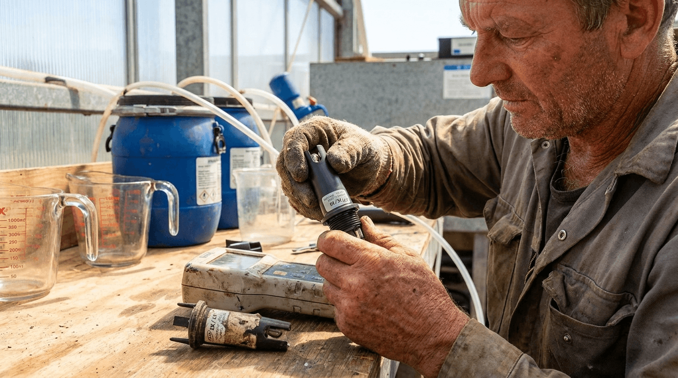 Tartalék EC elektróda – biztosítsd a pontos mérést hosszú távon is – használatban (2)