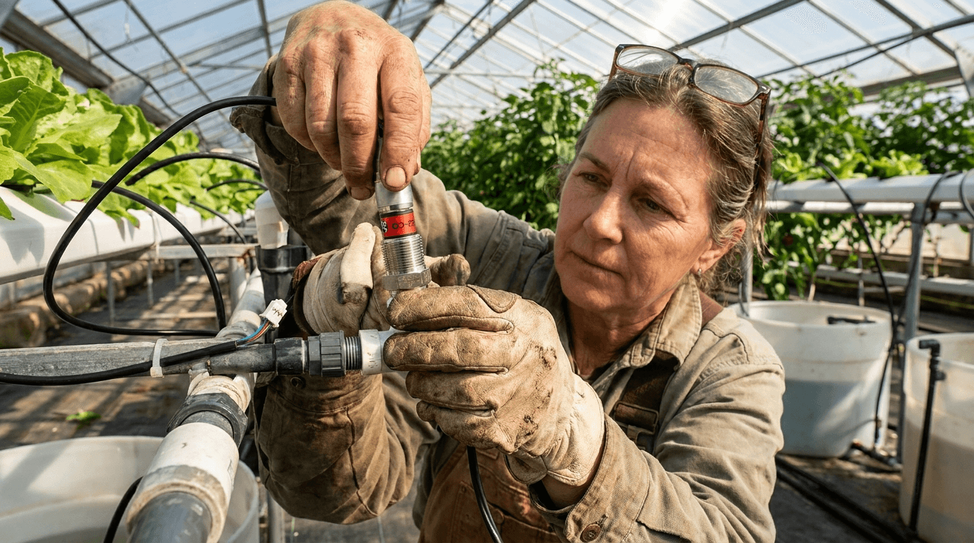 Üvegházi CO2 szenzor (NDIR) – kutatási pontosság, 0–10 000 ppm – használatban (1)