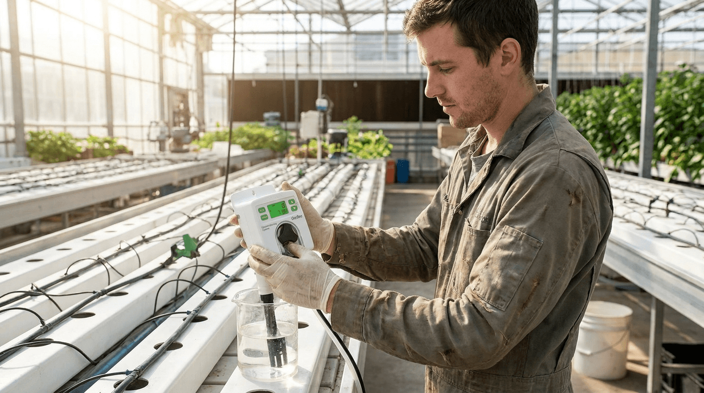 HI 981413 EC-szabályozó és tápoldat adagoló rendszer – használatban (2)