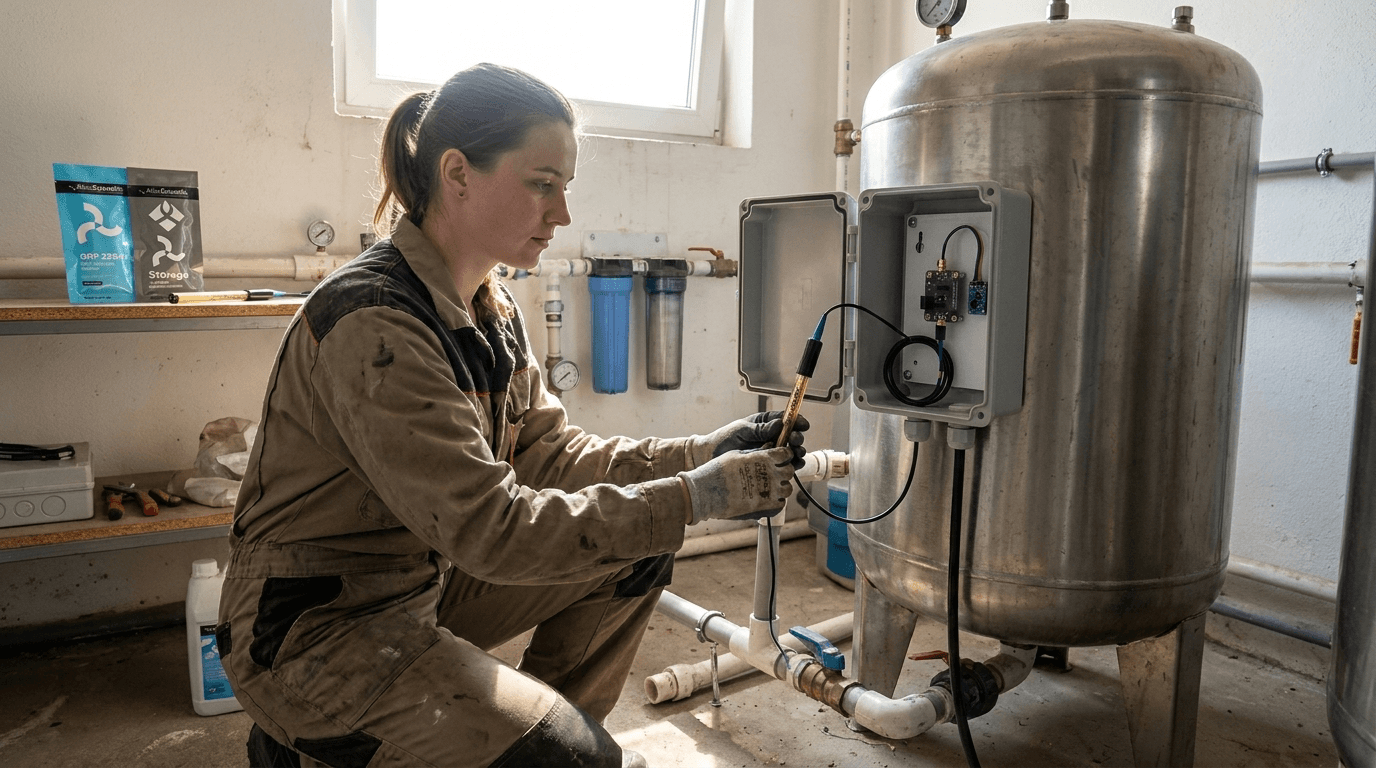 Víztisztítási ORP (redox) mérő – beépíthető, EZO áramkörrel – használatban (2)