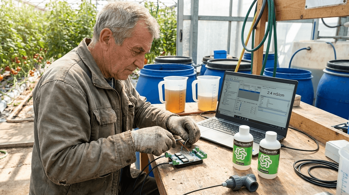 Élelmiszeripari EC (vezetőképesség) mérő – PLC, K 1.0 – használatban (2)