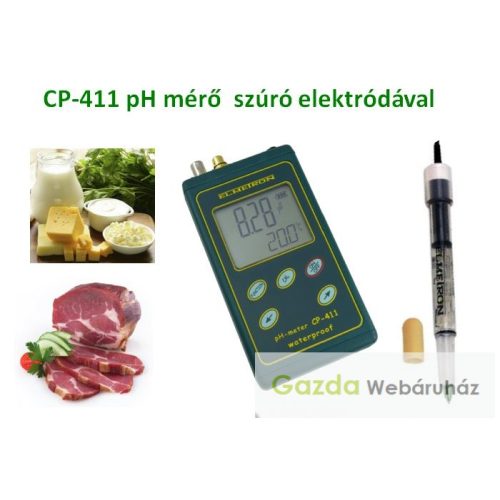 CP-411 pH-mérő félkemény anyagok mérésére 