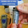 Csere elektróda ADWA AD12 / AD11 pH-mérőhöz – szilikonos tárolóval, hosszabb élettartamért