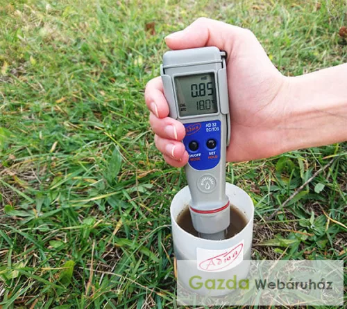 AD‑32 Kertészeti EC/TDS-mérő + 50 ml kalibráló oldat – profik választása