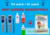 Méréskész Csomag – ADWA AD12 pH + AD32 EC mérő + kalibrálók + könyv + bónuszok