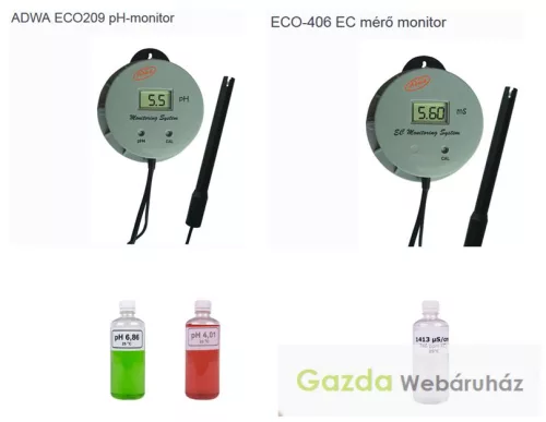 ECO pH+EC monitor szett – Folyamatos tápoldat-ellenőrzés, ajándék szakkönyvvel