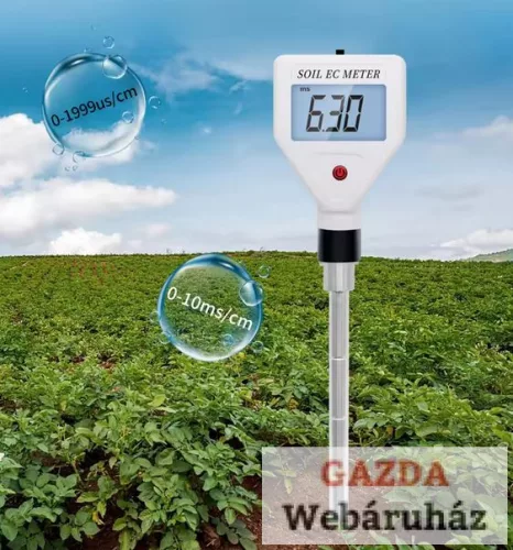 EC-98361 Talaj EC Mérő – Kétskálás pontosság, szúróelektródás gyorsaság