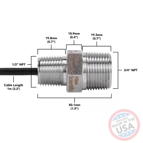 Üvegházi páratartalom szenzor – IP67, rozsdamentes acél