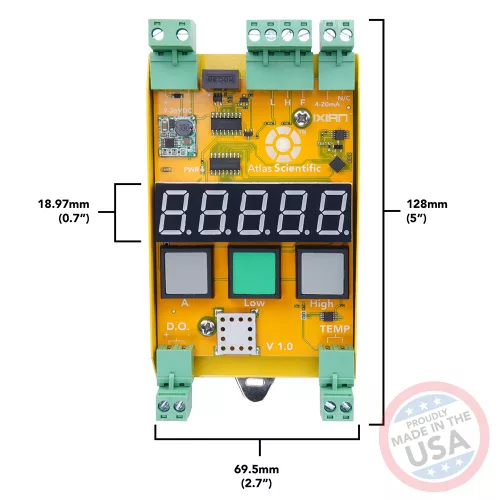 Halgazdasági oxigénmérő (DO) – ipari, PLC-kompatibilis