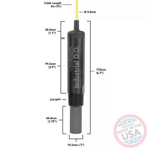 Halgazdasági oxigénmérő (DO) – ipari, PLC-kompatibilis