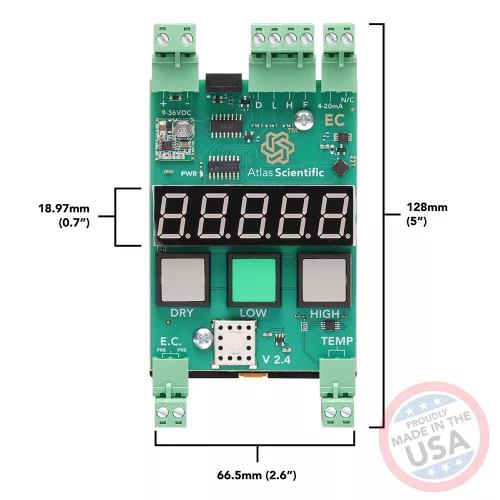 Élelmiszeripari EC (vezetőképesség) mérő – PLC, K 1.0