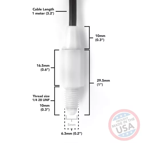 Kompakt hőmérő (PT-1000) – micro, Class-A platina szenzor