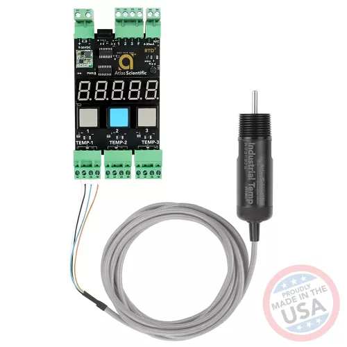 Élelmiszeripari hőmérő rendszer (PT-1000) – PLC-kompatibilis