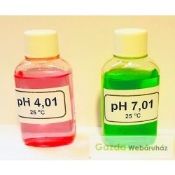 pH mérő kalibráló készlet 3 x 100 ml