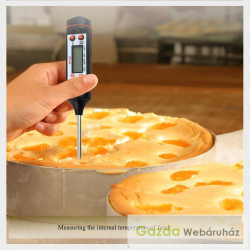 Digitális szúró hőmérő – élelmiszerhez, talajhoz, tápoldathoz, ipari használatra