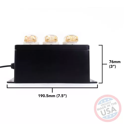 Háromcsatornás adagolópumpa – pH up + pH down + tápanyag