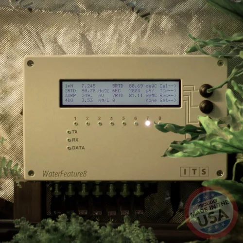 Élelmiszeripari többparaméteres monitor – 8 csatorna, PLC