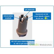 ADWA AD-12 pH mérőhöz csere elektróda tároló oldattal