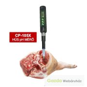 CP-105X hordozható pH mérő szúró elektródával sajt, hús mérésére